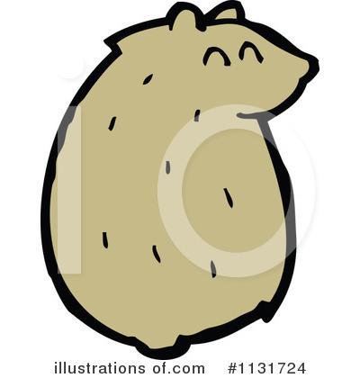Royalty-Free (RF) Bear Clipart Illustration by lineartestpilot - Stock Sample #1131724