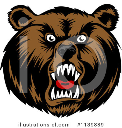 Grizzly Clipart #1139889 by Vector Tradition SM