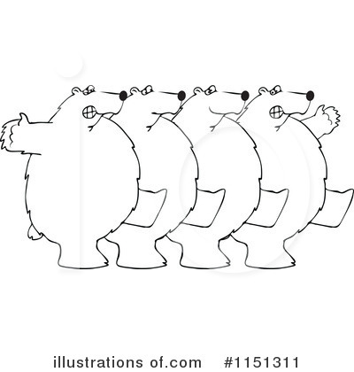 Royalty-Free (RF) Bear Clipart Illustration by djart - Stock Sample #1151311