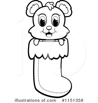 Christmas Stocking Clipart #1151358 by Cory Thoman