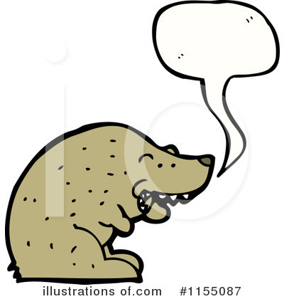 Royalty-Free (RF) Bear Clipart Illustration by lineartestpilot - Stock Sample #1155087