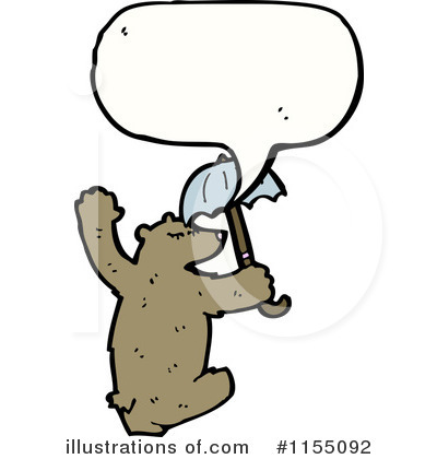 Royalty-Free (RF) Bear Clipart Illustration by lineartestpilot - Stock Sample #1155092