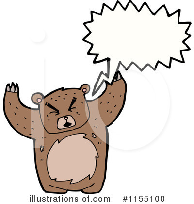 Royalty-Free (RF) Bear Clipart Illustration by lineartestpilot - Stock Sample #1155100