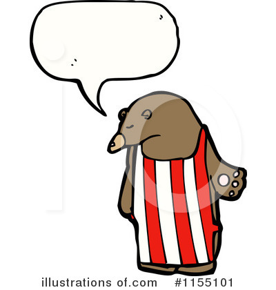 Royalty-Free (RF) Bear Clipart Illustration by lineartestpilot - Stock Sample #1155101
