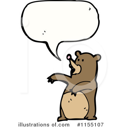Royalty-Free (RF) Bear Clipart Illustration by lineartestpilot - Stock Sample #1155107