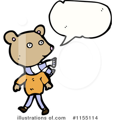 Royalty-Free (RF) Bear Clipart Illustration by lineartestpilot - Stock Sample #1155114