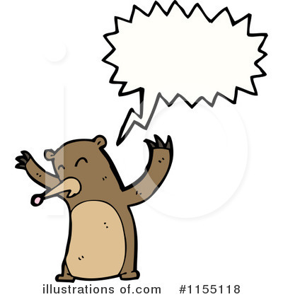 Royalty-Free (RF) Bear Clipart Illustration by lineartestpilot - Stock Sample #1155118