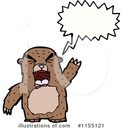 Royalty-Free (RF) Bear Clipart Illustration by lineartestpilot - Stock Sample #1155121