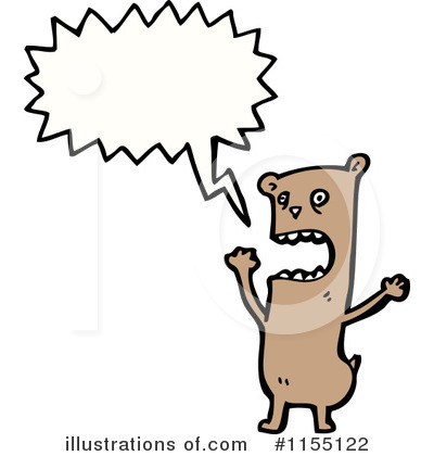 Royalty-Free (RF) Bear Clipart Illustration by lineartestpilot - Stock Sample #1155122