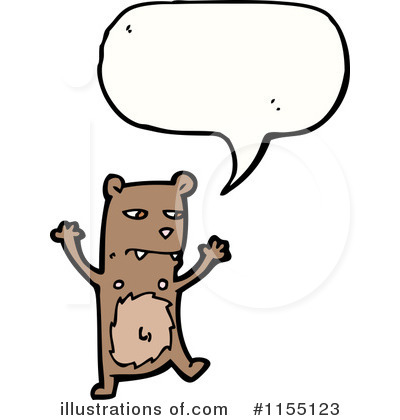 Royalty-Free (RF) Bear Clipart Illustration by lineartestpilot - Stock Sample #1155123