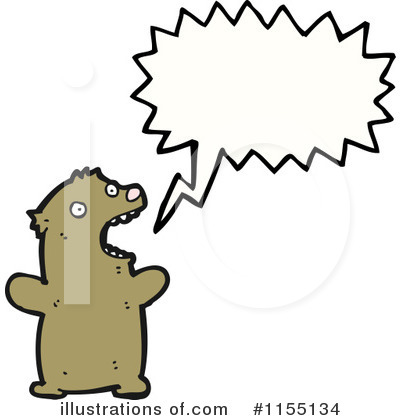 Royalty-Free (RF) Bear Clipart Illustration by lineartestpilot - Stock Sample #1155134