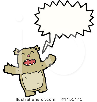 Royalty-Free (RF) Bear Clipart Illustration by lineartestpilot - Stock Sample #1155145