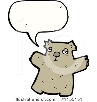 Royalty-Free (RF) Bear Clipart Illustration by lineartestpilot - Stock Sample #1155151