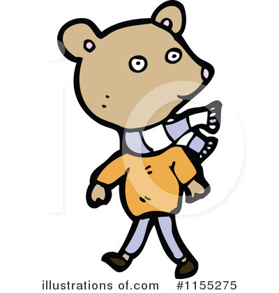 Royalty-Free (RF) Bear Clipart Illustration by lineartestpilot - Stock Sample #1155275