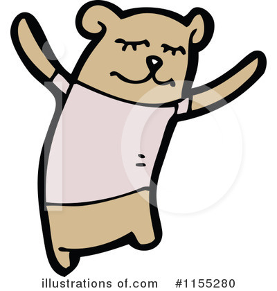 Royalty-Free (RF) Bear Clipart Illustration by lineartestpilot - Stock Sample #1155280