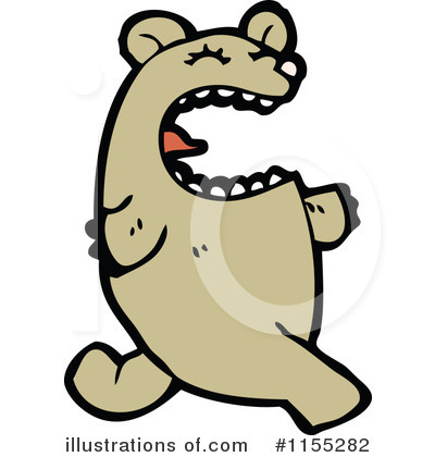 Royalty-Free (RF) Bear Clipart Illustration by lineartestpilot - Stock Sample #1155282
