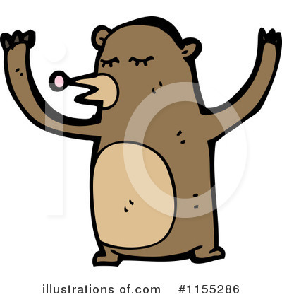 Royalty-Free (RF) Bear Clipart Illustration by lineartestpilot - Stock Sample #1155286