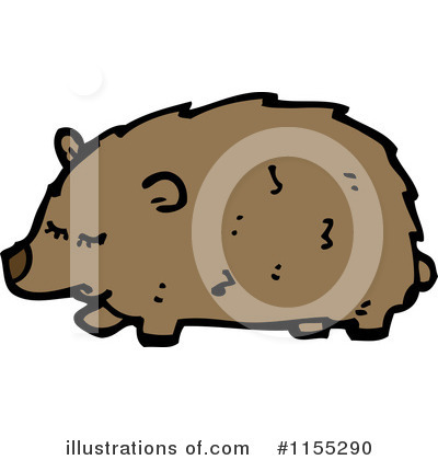 Royalty-Free (RF) Bear Clipart Illustration by lineartestpilot - Stock Sample #1155290
