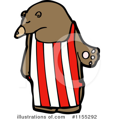 Royalty-Free (RF) Bear Clipart Illustration by lineartestpilot - Stock Sample #1155292