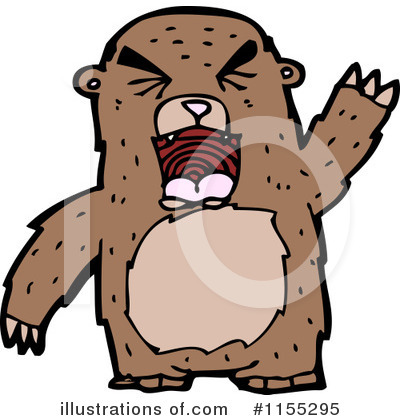 Royalty-Free (RF) Bear Clipart Illustration by lineartestpilot - Stock Sample #1155295