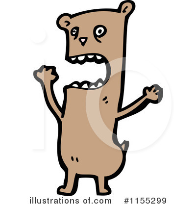 Royalty-Free (RF) Bear Clipart Illustration by lineartestpilot - Stock Sample #1155299