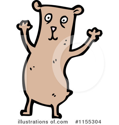 Royalty-Free (RF) Bear Clipart Illustration by lineartestpilot - Stock Sample #1155304