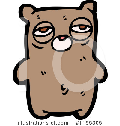 Royalty-Free (RF) Bear Clipart Illustration by lineartestpilot - Stock Sample #1155305
