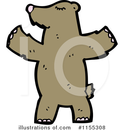 Royalty-Free (RF) Bear Clipart Illustration by lineartestpilot - Stock Sample #1155308