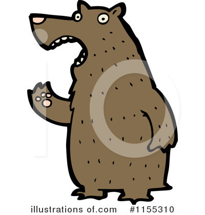 Royalty-Free (RF) Bear Clipart Illustration by lineartestpilot - Stock Sample #1155310