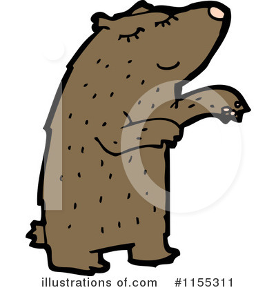 Royalty-Free (RF) Bear Clipart Illustration by lineartestpilot - Stock Sample #1155311