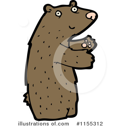Royalty-Free (RF) Bear Clipart Illustration by lineartestpilot - Stock Sample #1155312