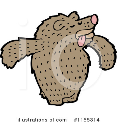 Royalty-Free (RF) Bear Clipart Illustration by lineartestpilot - Stock Sample #1155314
