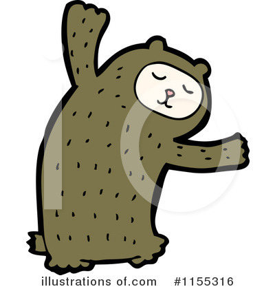 Royalty-Free (RF) Bear Clipart Illustration by lineartestpilot - Stock Sample #1155316