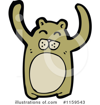 Royalty-Free (RF) Bear Clipart Illustration by lineartestpilot - Stock Sample #1159543