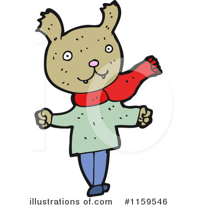 Royalty-Free (RF) Bear Clipart Illustration by lineartestpilot - Stock Sample #1159546