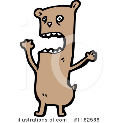 Royalty-Free (RF) Bear Clipart Illustration by lineartestpilot - Stock Sample #1162586