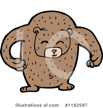 Royalty-Free (RF) Bear Clipart Illustration by lineartestpilot - Stock Sample #1162587