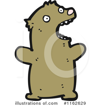 Royalty-Free (RF) Bear Clipart Illustration by lineartestpilot - Stock Sample #1162629
