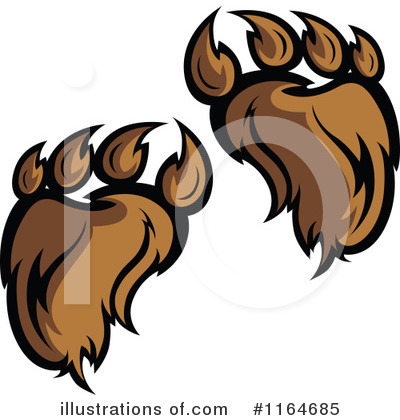 Paw Clipart #1164685 by Chromaco