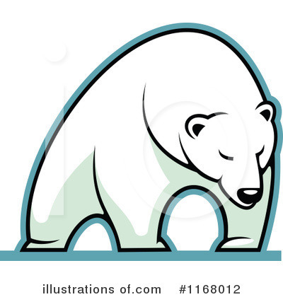Polar Bear Clipart #1168012 by Vector Tradition SM