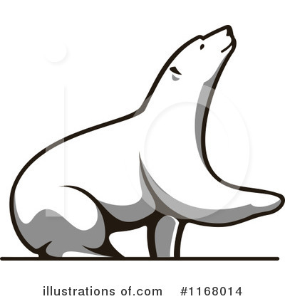 Polar Bear Clipart #1168014 by Vector Tradition SM