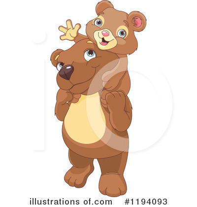 Royalty-Free (RF) Bear Clipart Illustration by Pushkin - Stock Sample #1194093