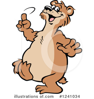 Royalty-Free (RF) Bear Clipart Illustration by Johnny Sajem - Stock Sample #1241034