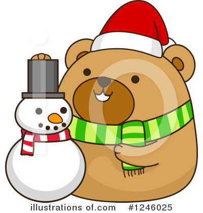 Royalty-Free (RF) Bear Clipart Illustration by BNP Design Studio - Stock Sample #1246025