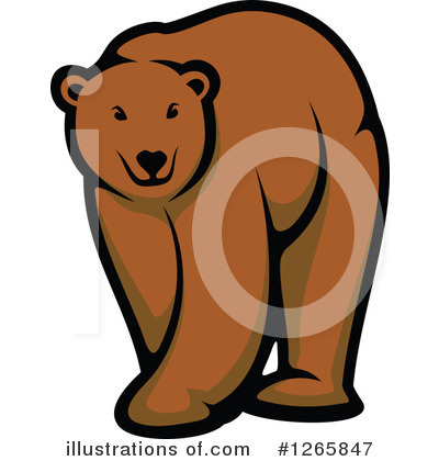 Grizzly Clipart #1265847 by Vector Tradition SM