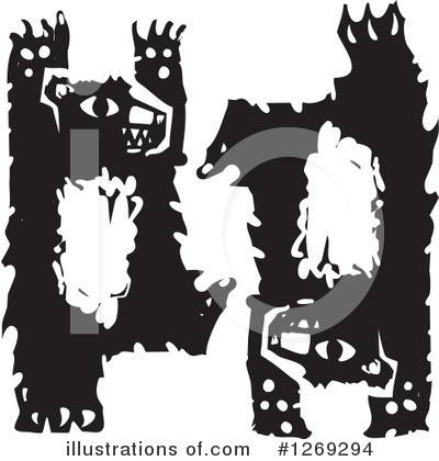 Royalty-Free (RF) Bear Clipart Illustration by xunantunich - Stock Sample #1269294