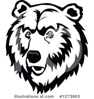 Grizzly Clipart #1273863 by Vector Tradition SM