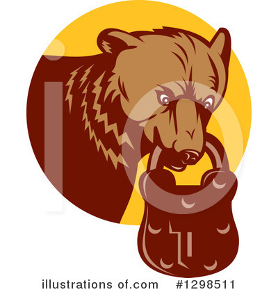 Grizzly Bear Clipart #1298511 by patrimonio