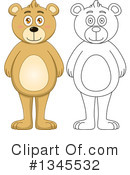 Bear Clipart #1345532 by Liron Peer