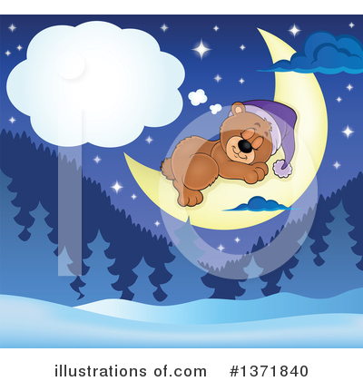 Royalty-Free (RF) Bear Clipart Illustration by visekart - Stock Sample #1371840